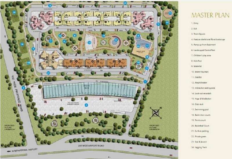 3 BHK Apartment 1182 Sq.ft. for Sale in Sector 126, Airport Road, Mohali
