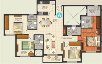 4 BHK Flat for Sale in Thanisandra, Bangalore
