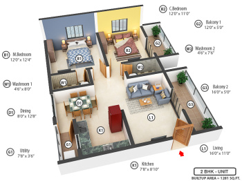 4 BHK Flat for Sale in Hbr Layout 3rd Block, Bangalore