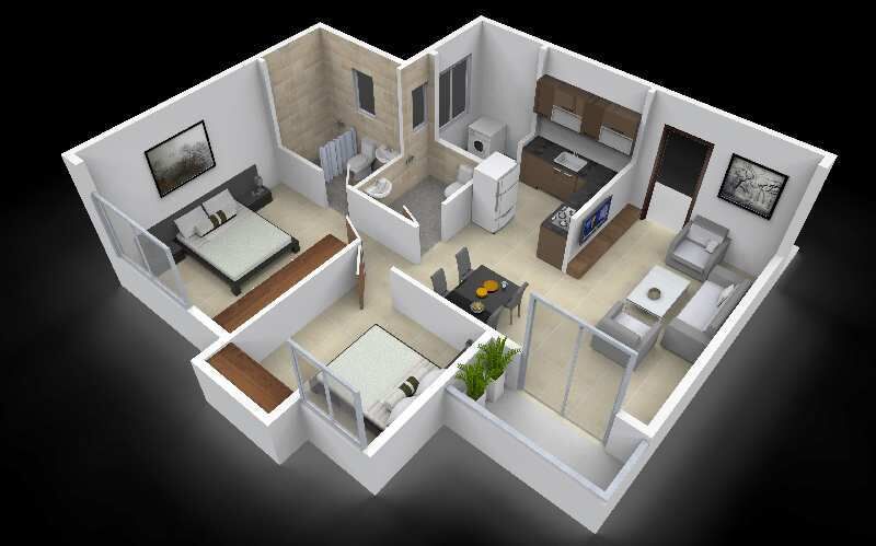 2 BHK Apartment 950 Sq.ft. for Sale in Chandapura, Anekal Road, Bangalore