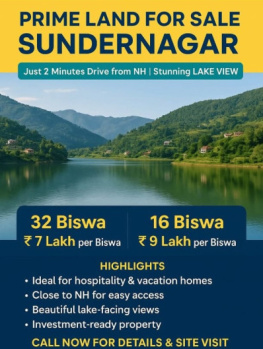  Residential Plot for Sale in Sunder Nagar, Mandi