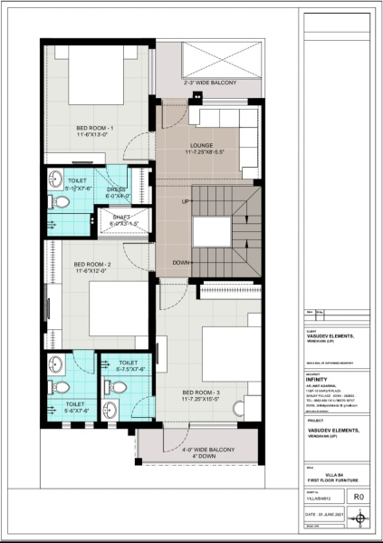 4 BHK Villa 2600 Sq.ft. for Sale in Sunrakh Road, Vrindavan