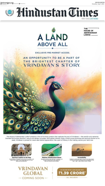  Residential Plot 1200 Sq.ft. for Sale in ISKCON Vrindavan, 