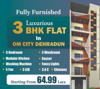 3 BHK Flat for Sale in Patthri Bagh, Dehradun