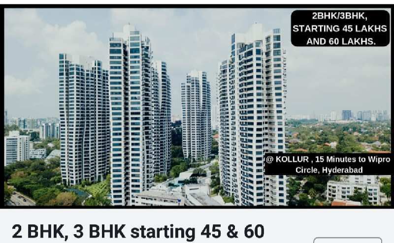 2 BHK Apartment 1250 Sq.ft. for Sale in Adikmet, Hyderabad