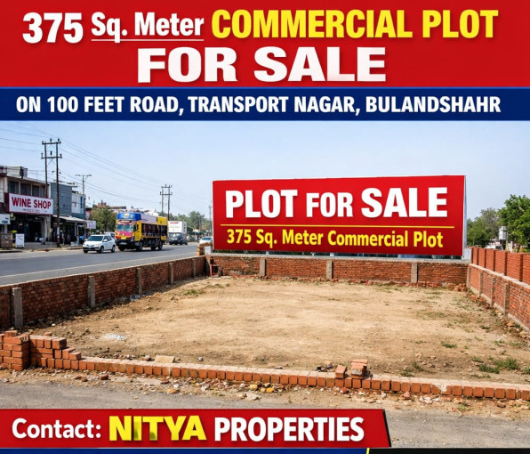  375 Sq. Meter Commercial Land for Sale in Transport Nagar, Yamunapuram, Bulandshahr