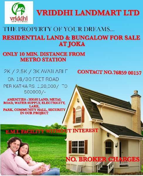  Residential Plot 1440 Sq.ft. for Sale in Joka, Kolkata