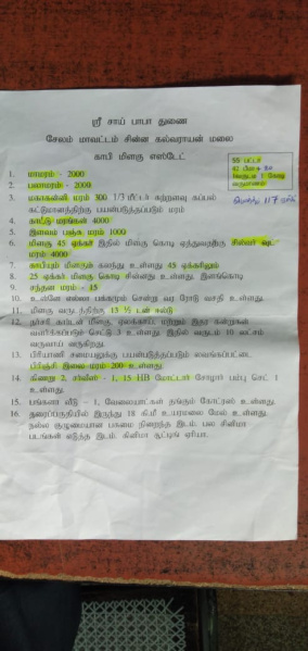 3 BHK Farm House 45 Acre for Sale in Vellalapatti, Salem
