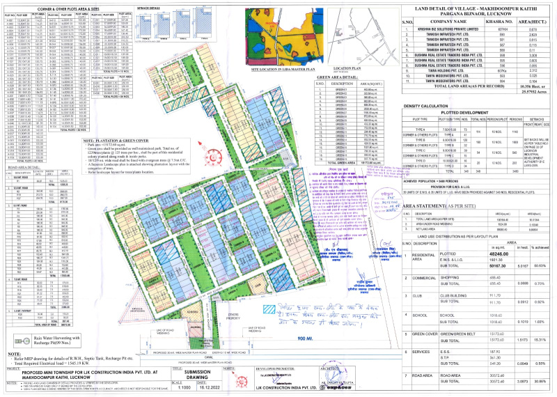  1463 Sq.ft. Residential Plot for Sale in Makhdoompur Kaithi, Lucknow