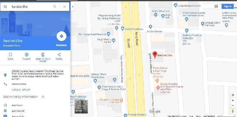  Warehouse 1750 Sq.ft. for Rent in Sudama Nagar, Indore