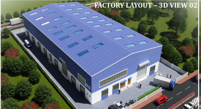  Factory 25877 Sq.ft. for Rent in Chakan MIDC, Pune