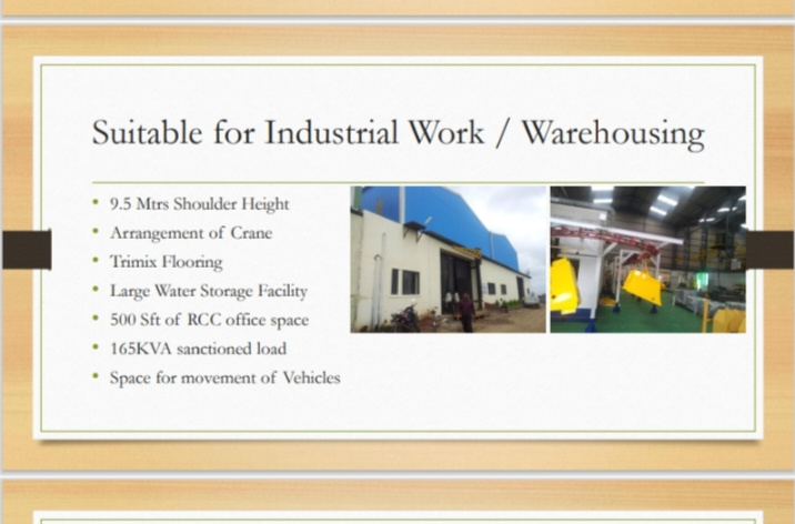  8017 Sq.ft. Factory for Rent in Chakan MIDC, Pune