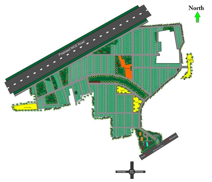  2400 Sq.ft. Residential Plot for Sale in Mahadevapura Road, Mysore