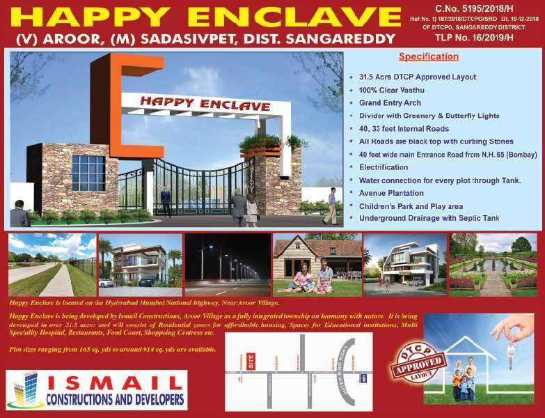  Residential Plot 165 Sq. Yards for Sale in Sadasivpet, Sangareddy