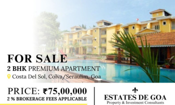 2 BHK Flat for Sale in Colva, South Goa, 