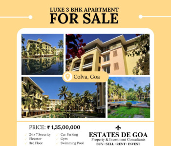 3 BHK Flat for Sale in Colva, South Goa, 