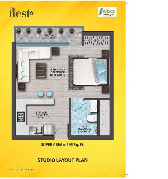 2 BHK Apartment 950 Sq.ft. for Sale in Sector 143 Noida