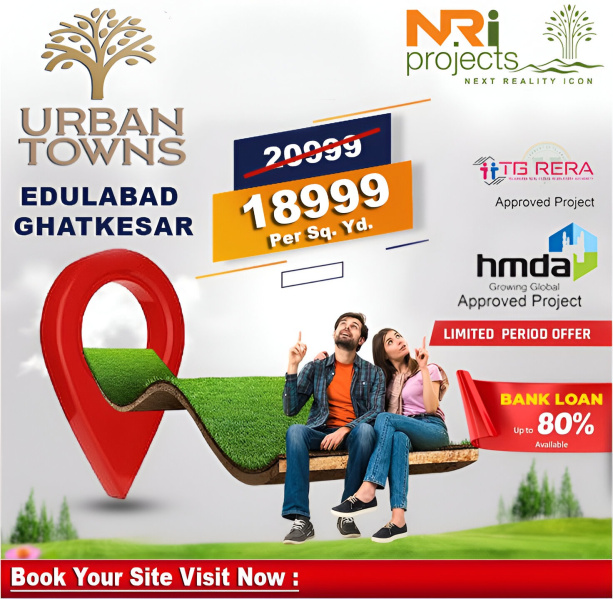  160 Sq. Yards Residential Plot for Sale in Ghatkesar, Hyderabad