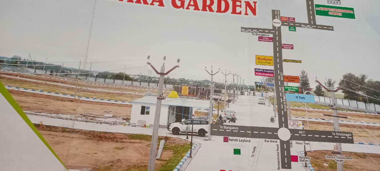  Residential Plot 900 Sq.ft. for Sale in Bagalur Road, Hosur