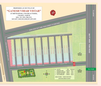  Residential Plot for Sale in Bhaskar Enclave, Shivdaspura, Jaipur