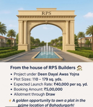  Residential Plot for Sale in Sector 29 Bahadurgarh