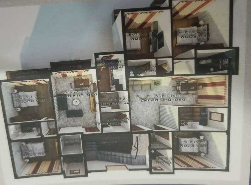 3 BHK Apartment 1577 Sq.ft. for Sale in Sidhpur, Dharamsala