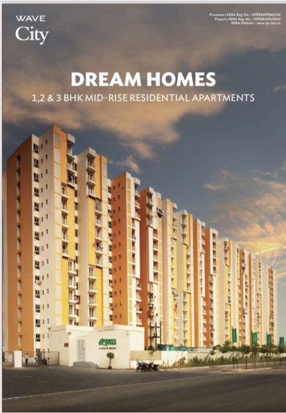 2 BHK 840 Sq.ft. Apartment for Sale in Wave City, Ghaziabad