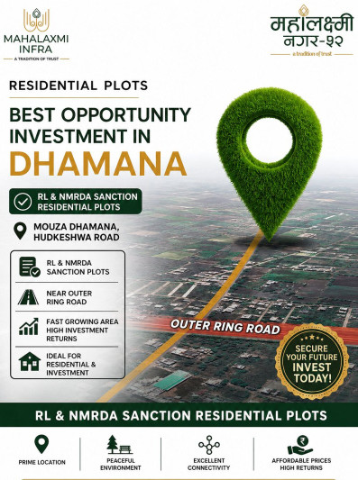  1200 Sq.ft. Residential Plot for Sale in Hudkeshwar Road, Nagpur