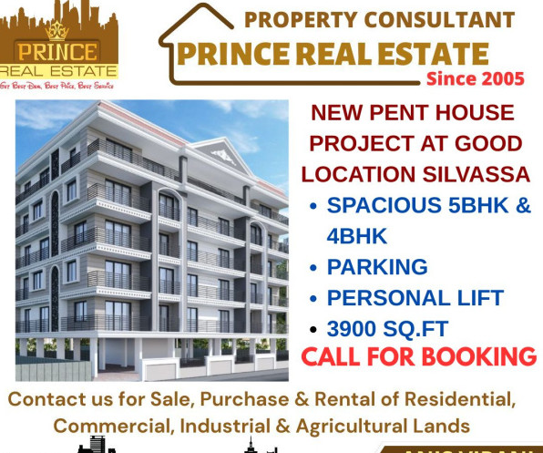  3900 Sq.ft. Penthouse for Sale in Kilvani Naka, Silvassa