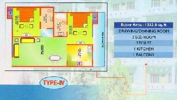 2 BHK Flat for Sale in Shastri Puram, Agra