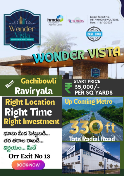  200 Sq. Yards Residential Plot for Sale in Kongara Kalan, Hyderabad