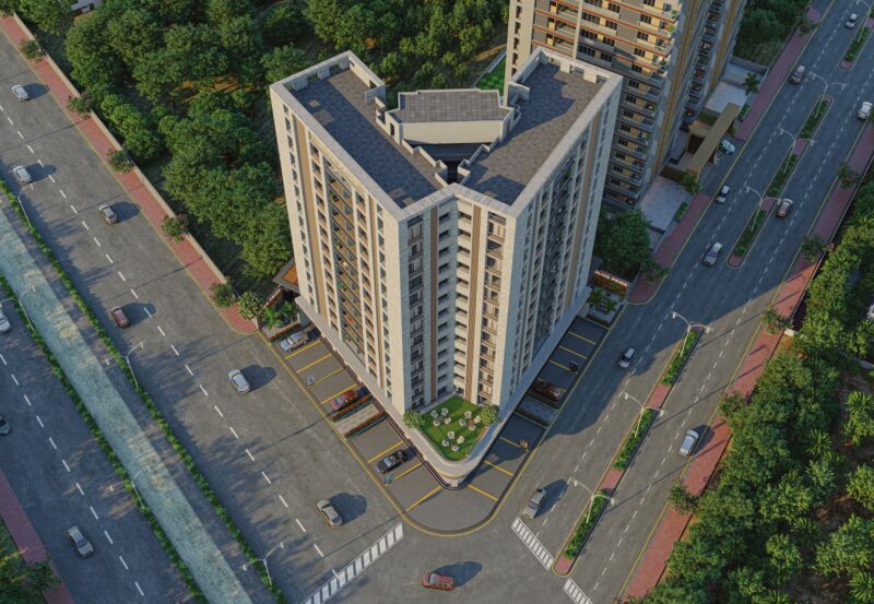 3 BHK Apartment 2113 Sq.ft. for Sale in Althan, Surat