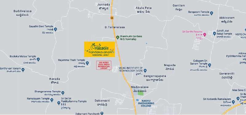  Residential Plot 185 Sq. Yards for Sale in Dakamarri, Visakhapatnam