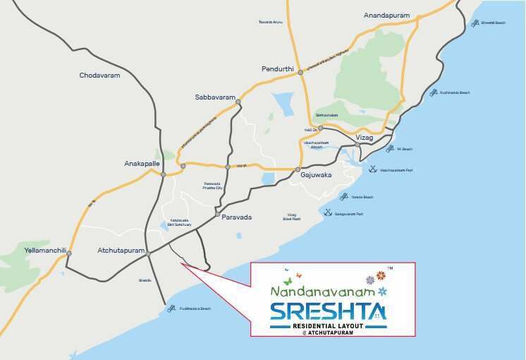  1800 Sq.ft. Residential Plot for Sale in Achutapuram, Visakhapatnam