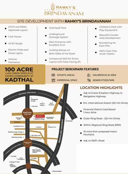  Residential Plot 150 Sq. Yards for Sale in Kadthal, Hyderabad