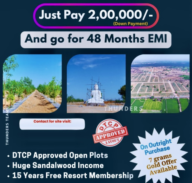  Residential Plot 120 Sq. Yards for Sale in Kolanupaka, Yadadri Bhuvanagiri