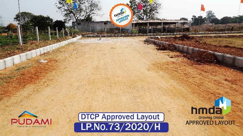  129 Sq. Yards Residential Plot for Sale in JP Darga, Kothur, Hyderabad