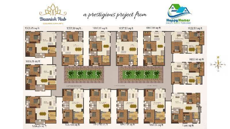 2 BHK Apartment 1058 Sq.ft. for Sale in Nallapadu Road, Guntur