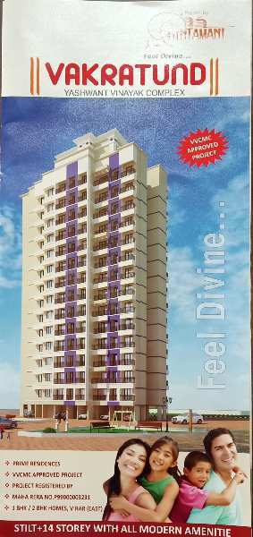1 BHK 580 Sq.ft. Apartment for Sale in Virar East, Mumbai