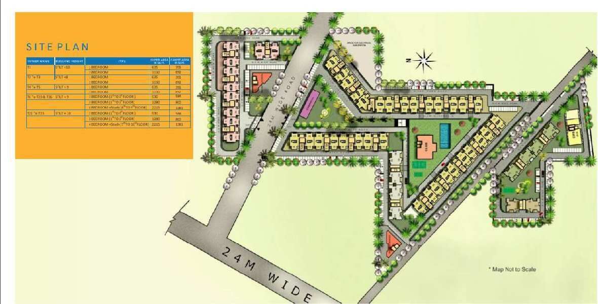 2 BHK Apartment 1001 Sq.ft. for Sale in Sector 4A Bahadurgarh
