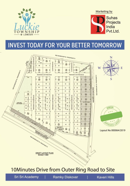  Residential Plot 200 Sq. Yards for Sale in Srisailam Highway, Hyderabad