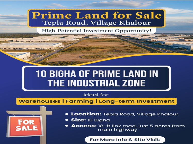  10 Bigha Industrial Land for Sale in Banur, Mohali