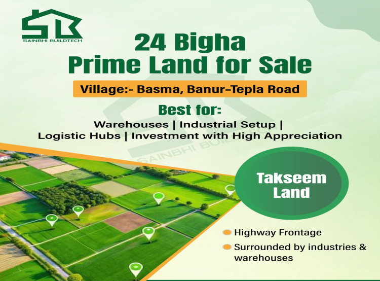 24 Bigha Industrial Land for Sale in Banur, Mohali