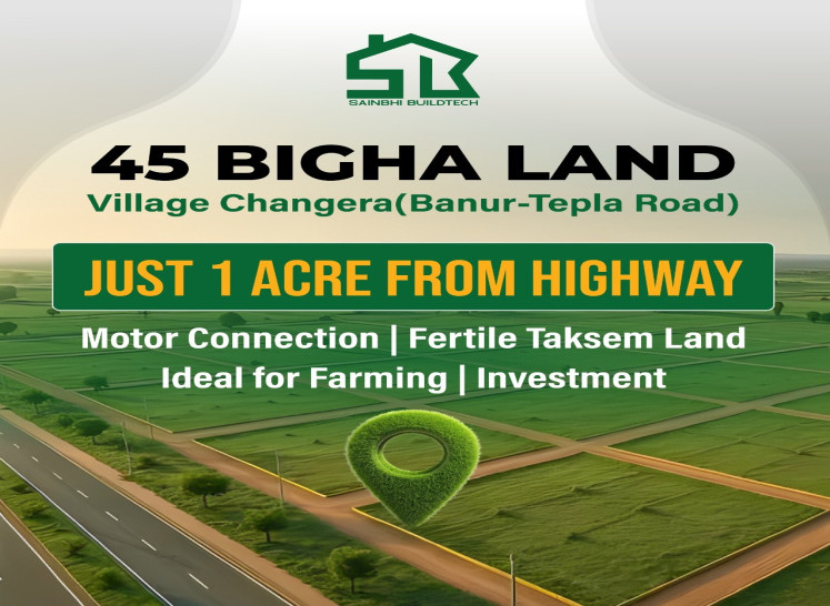  45 Bigha Agricultural/Farm Land for Sale in Banur, Mohali