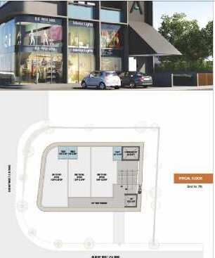  Office Space 2200 Sq.ft. for Rent in Chandkheda, Ahmedabad
