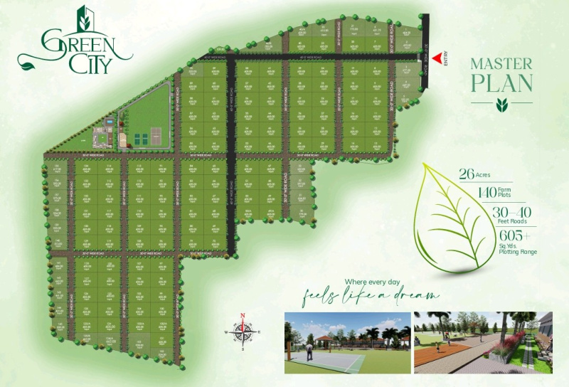  600 Sq. Yards Residential Plot for Sale in Shadnagar, Hyderabad