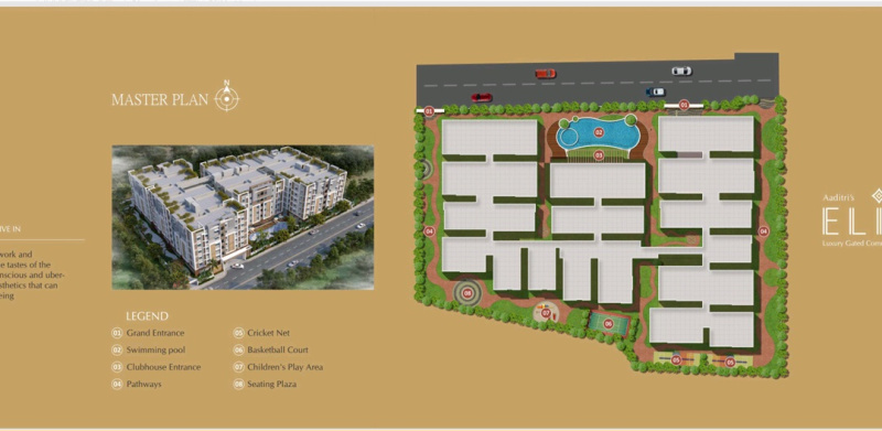 3 BHK 1570 Sq.ft. Apartment for Sale in Inner Ring Road, Guntur