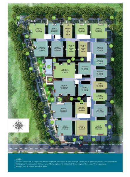 2.5 BHK 1690 Sq.ft. Apartment for Sale in Vidya Nagar, Guntur