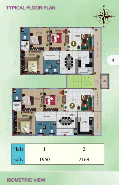 3 BHK 1960 Sq.ft. Apartment for Sale in Avilala, Tirupati