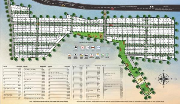  1800 Sq.ft. Residential Plot for Sale in Yerpedu, Tirupati